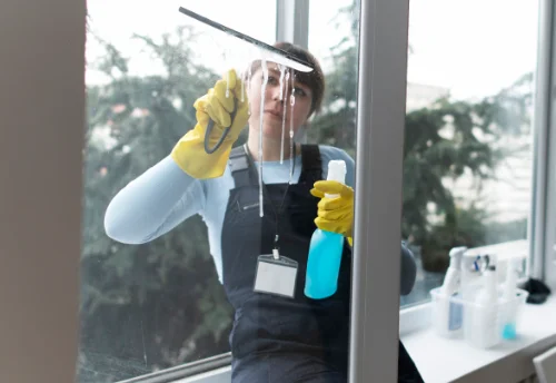 Nettoyage de vitres intérieures et extérieures à Baulou